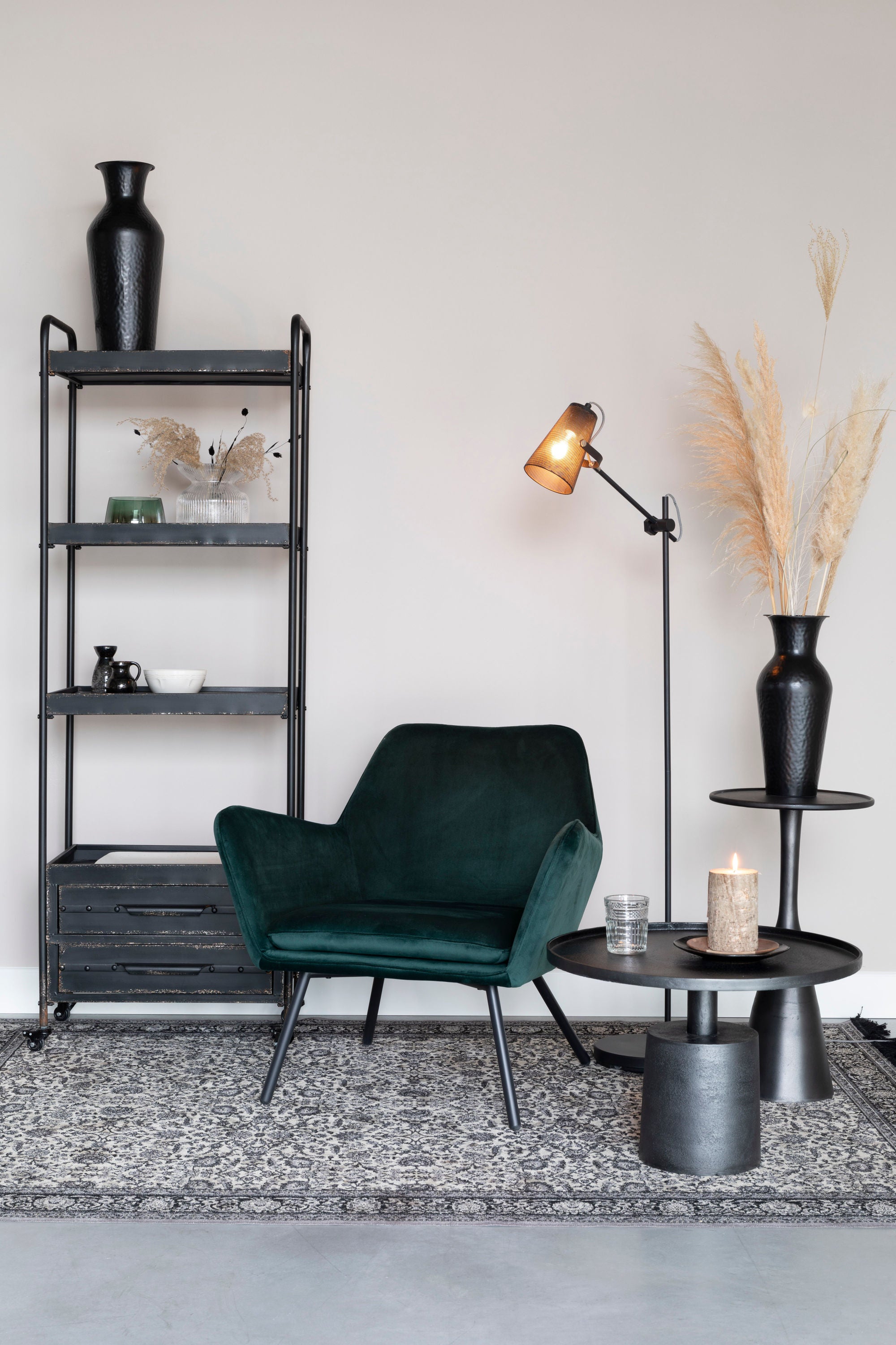 Mason Antique Black Coffee Table